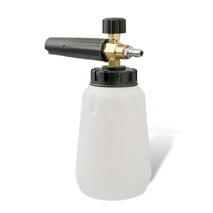 Fornitore di attrezzature per autolavaggio strumento di pulizia plastica schiuma Spry cannone a pressione regolabile bottiglia di schiuma per autolavaggio