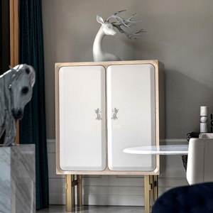 DOOROOM Cupid gagang furnitur kuningan perangkat keras pegangan pintu Nordik mantel parit pegangan pintu lemari kenop laci - Product Image 5