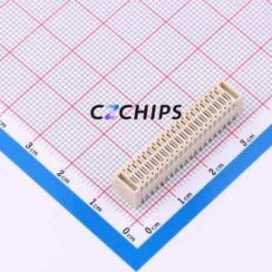 ZHD-40AWB Wire-to-<b>Board</b> <b>Pin</b> Header SMD,P=1.5mm,Horizontal Mount Connector 2x20P 1.5mm Horizontal Mount 40P - Product Image 2