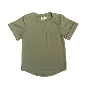 T-shirt d'été en coton pour bébés et jeunes garçons, à manches courtes pliées, vêtements décontractés pour enfants, jersey - Product Image 3