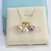 Collier de perles baroques de 12-13mm edison en forme de noyau nacré, multicolore, de culture d'eau douce, d'eau douce, véritable