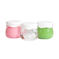 Dukungan Sampel Gratis untuk OEM Kustom ODM 10G Akrilik Cantik Toples Jam Krim Wajah Krim Mata Botol Plastik Portabel