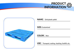 En iyi fiyat ile sıcak satış ağır HDPE geri dönüşümlü Euro plastik paletler - Product Image 4