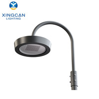 Lampadaire LED rond à haute luminosité 50W 100W, luminaires pour places publiques, montage suspendu, extérieur, IP65, lampadaire de jardin