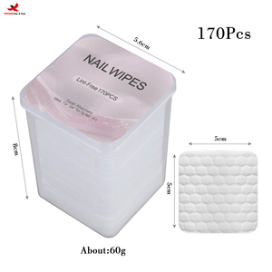Tampons carrés en coton double face professionnels, non tissés, doux, jetables, sans peluches, pour manucure, vente en gros, OEM, remise sur quantité, qualité supérieure - Product Image 2