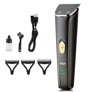 Tondeuse à cheveux professionnelle rechargeable sans fil USB RAF, 50 minutes d'autonomie, kit de coiffure et de toilettage pour hommes - Product Image 3