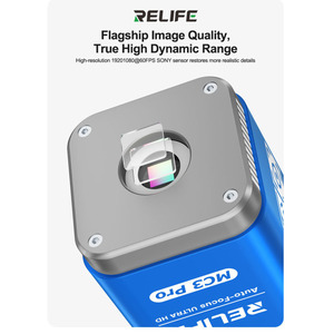 Relife máy ảnh kính hiển vi công nghiệp kỹ thuật số cảm biến imx678 1/1.8 tích hợp camera <span class=keywords><strong>MC3</strong></span> Pro 4K UHD với thiết bị cố định điện thoại - Product Image 4