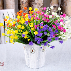 ดอกไม้ประดิษฐ์พลาสติก ซินซินยี่ เหมาะสำหรับตกแต่งงานแต่งงานและบ้าน - Product Image 2