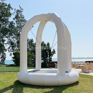 Ngoài trời thương mại thổi lên trẻ em <span class=keywords><strong>Bungee</strong></span> nhảy trò chơi Inflatable <span class=keywords><strong>Bungee</strong></span> Trampoline cho các sự kiện cho thuê - Product Image 1