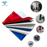 Cuir PU antidérapant durable imperméable et résistant à l'eau de haute qualité avec support tricoté à séchage rapide pour équipement de fitness