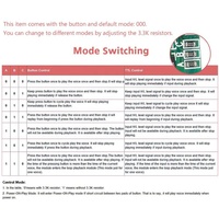 Module enregistreur vocal et musical DIYmall 8 Mo MP3 WAV avec téléchargement USB pour carte de vœux, cadeau créatif musical DIY