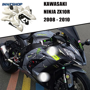 Carenado de Motocicleta de Plástico, <span class=keywords><strong>Venta</strong></span> Directa de Fábrica INMT, para <span class=keywords><strong>Kawasaki</strong></span> Ninja <span class=keywords><strong>ZX10R</strong></span> 2008 2010, Plástico ABS, Duradero, Fácil Instalación - Product Image 4