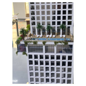 Modello di Edificio Commerciale Multipiano in Scala Architettonica, Grattacielo Urbano Moderno per Immobili - Product Image 6