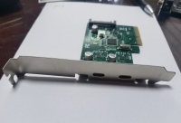 Carte adaptatrice PCIe X4 10G haute vitesse vers 2 ports Type C pour câble d'alimentation – Accessoires informatiques en stock