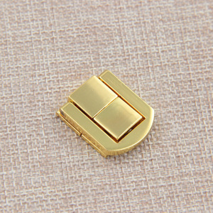 Gold Zinc Alloy <b>Box</b> Latch Lock Decorative Hasp Clasp Hardware For Jewelry Gift <b>Box</b> Wooden Case <b>Handbag</b> Accessory - Product Image 4