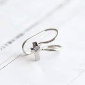 Vendita calda di tendenza Vintage ragazze moda orecchini pendenti cuore rosa oro perla all'ingrosso - Product Image 1