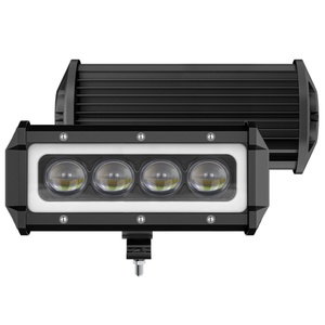 Phare de travail LED 60W avec anneau lumineux, antibrouillard, pour conduite diurne, tout-terrain, projecteur LED pour moto et camion - Product Image 5