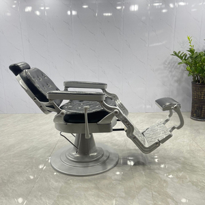 Sillón <span class=keywords><strong>de</strong></span> Peluquería <span class=keywords><strong>de</strong></span> Alta Gama en Cuero PU Negro, Equipo <span class=keywords><strong>de</strong></span> Peluquería, Silla <span class=keywords><strong>de</strong></span> Barbero Económica, Sillas <span class=keywords><strong>de</strong></span> Salón <span class=keywords><strong>de</strong></span> Belleza para <span class=keywords><strong>Hombres</strong></span>, Silla <span class=keywords><strong>de</strong></span> Barbero Metálica - Product Image 2