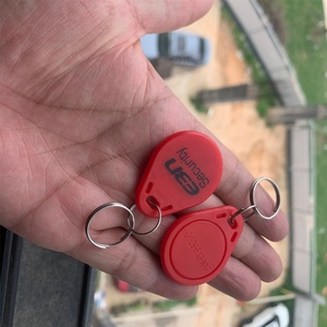 Chìa Khóa Rfid LF 125Khz Chống Nước Thẻ Chìa Khóa Rfid In Logo Có Vòng Kim Loại Để Kiểm Soát Ra Vào - Product Image 2