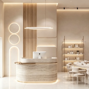 Muebles para Salón de Belleza y Spa, Diseño Interior Personalizado para Salón de Peluquería, Decoración y Renovación de Barbería - Product Image 2