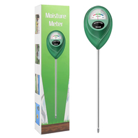 Hygromètre de sol à aiguille unique, détecteur d'humidité vert pour plantes en pot et jardinage, vente en gros