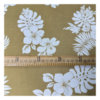 Tissu en rayonne pour vêtements, motif tropical polynésien imprimé numériquement, 100% viscose tissée, tissus polynésiens pour vêtements