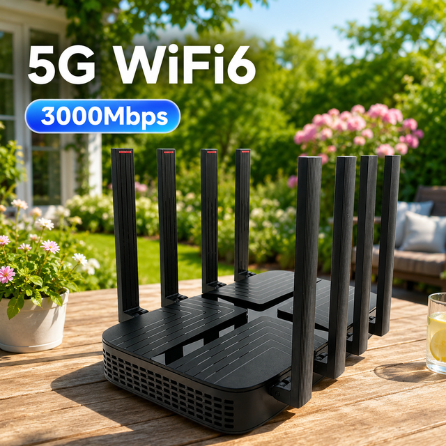 Openwrt Router Wifi 6 1WAN 4LAN 5g Sim Card Router 3000Mbps Esim Router 5g Router with Sim Card Slot Enterprise Wireless Router