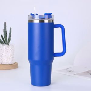 40oz <b>Travel</b> Car H1.0 <b>Handle</b> Tumbler Stainless Vacuum <b>Mug</b> Lid Straw Non-Slip ODM Custom Design - Product Image 6