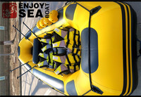 Bateau de pêche gonflable certifié CE, bateau de rafting en PVC, bateau à rames, packraft, pliable, pour la dérive, 5 personnes