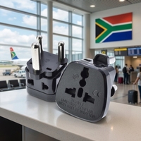 Adaptateur de prise universel vers l'Afrique du Sud 16A 250V UK US AU EU vers Type-M Convertisseur de voyage multifonction pour Sri Lanka Népal Lesotho