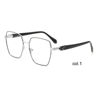 Gafas de Lectura Unisex YJ702 con Marco Metálico Cuadrado de Aro Completo - Diseño Ligero y Moderno para Adultos