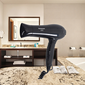 Honeyson Hotel Ionic Hair <strong>Dryer</strong> with Foldable Handle <strong>Electric</strong> AC Motor Concentrator Nozzle for Hotel Room Made of Plastic - Product Image 5