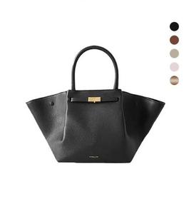 Sac fourre-tout en toile noir pour femme, grande capacité, élégant, avec poignée supérieure, sac à bandoulière, fermeture éclair, couleur unie, toutes saisons, voyage - Product Image 1