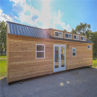 Prima 20ft minuscule conteneur maisons prêtes à expédier Structure maison jardin chambre plage maison dormir conteneur maison pour hôtel