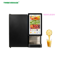 Dispensador de Jugo BIB con Sistema IOT Remoto para Mesa, con Pantalla Táctil LED Grande y Máquina de Enfriamiento para Tiendas de Bebidas