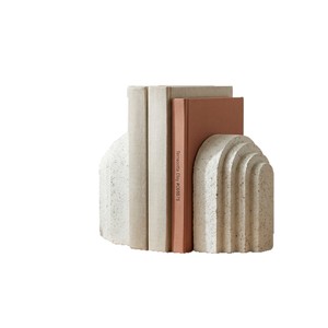 Serre-livres en résine à motif marbré, style Art Déco, design nordique transfrontalier, luxe léger, style Instagram, artisanat décoratif - Product Image 5