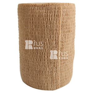 Bandage élastique auto-adhésif Prie Lifesaving 10cm x 450cm, couleur chair, en tissu non tissé, pour fixation articulaire - Product Image 3
