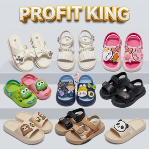 Summer Kids Sandals Mixed Size Styles Soft Sole Breathable Non-slip Mixed <b>Polybag</b> Packing Export Quality Bulk Stock Lot - Product Image 5