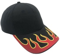 Chapeau de Baseball 99j en coton sergé violet, couvre-chef de haute qualité avec points brodés rouges, flammes de feu