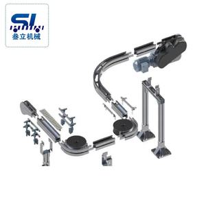 Sistema de transportador flexible higiénico fácil de limpiar para la industria láctea de bebidas - Product Image 2