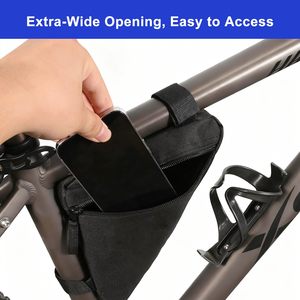 Fahrradrahmentasche Premium Fahrradtasche für Mountainbikes und Rennräder Leichte Dreieckige Fahrradrahmentasche - Product Image 4