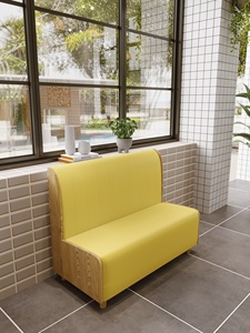 Restaurant Furniture <strong>Modern</strong> Leather <strong>Dining</strong> <strong>Table</strong> Chair <strong>Bench</strong> Sofa Seating for Cafe Coffee Shop Hotel Mall Home Bar - Product Image 5