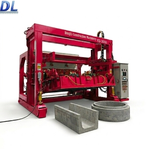 Ligne de production mobile de puits de visite en béton préfabriqué contrôlée par PLC DINGLI, équipement 380V <span class=keywords><strong>pour</strong></span> applications souterraines polyvalentes - Product Image 1