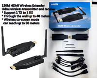 Extensor HDMI Inalámbrico 2.4G 5G, Kit Transmisor Plug and Play, 150m, Transmisión de Video, Monitor, TV Box para Laptop, con OTP