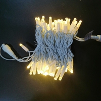 Hochleistungs-220-V-Rotgummikabel CE-geprüftes 4-W-Energiespar-RGB-Blitz-LED-Lichterketten