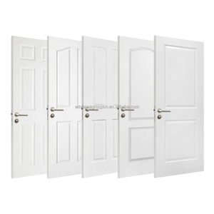 Panel de <span class=keywords><strong>puerta</strong></span> pintado con acabado <span class=keywords><strong>MDF</strong></span> <span class=keywords><strong>Interior</strong></span> de madera de diseño Simple para contrachapado de habitación <span class=keywords><strong>Interior</strong></span> - Product Image 3