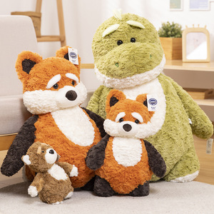 Peluche Popolari a Tema Animali da Festa: <span class=keywords><strong>Panda</strong></span>, Procione, Dinosauro - Morbidi Animali di Peluche, Bambole Carine, Peluche all'Ingrosso, Regalo di Natale per Bambini - Product Image 1