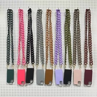 Chaînes de téléphone portable en gros, sangles de sac, chaînes longues en acrylique épais pour iPhone 14 Pro 12