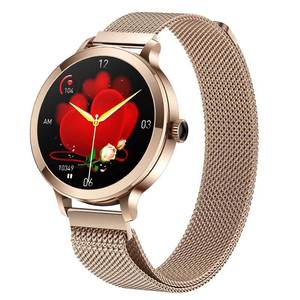 Die Damen-Smartwatch NX7 verfügt über einen hochauflösenden Bildschirm zur Überwachung von Herzfrequenz, Blutsauerstoffgehalt und Schrittzählung. - Product Image 4