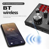 YEAH V8 Plus carte son externe en direct avec Streaming 15 effets mélangeur Audio USB pour dispositif de changement de voix Microphone